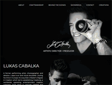 Tablet Screenshot of lukascabalka.com